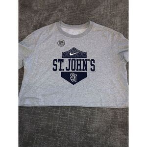 NWT Women’s Nike Pro Dri-fit Crop Top - St John’s Red Storm - Medium